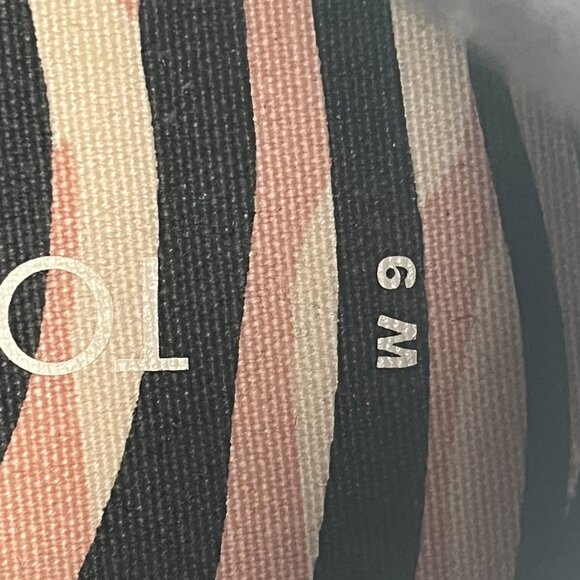 Toms‎ Alpargata Lug Platform Lace Up Sneakers Black/White 6 M Brand New - Picture 4 of 5